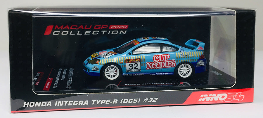 INNO64 HONDA INTEGRA TYPE-R (DC5) #32 CUP NOODLES MACAU GP