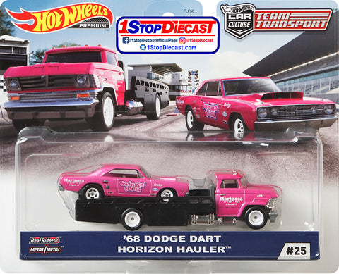 Hot Wheels Team Transport 68 Dodge Dart and Horizon Hauler Swingin' Thing